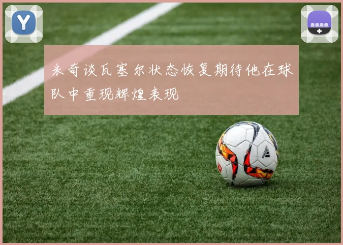米奇谈瓦塞尔状态恢复期待他在球队中重现辉煌表现